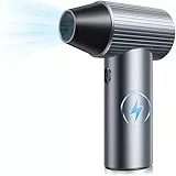 Solareye Druckluft Compressed Air Duster, 3-Gang 300000 U/min, Elektrische Staubgebläse Luftdruckspray mit 7500mAh Akku, Reinigungsbürste und USB Schnellladung, für PC Reinigungsset, Auto, Sofa