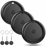 Air Tags, Schlüsselfinder Kompatibel mit Apple Find My APP (nur iOS), Smart Tag mit 80dB Piepton, IP67 wasserdicht, Austauschbarer Akku, Bluetooth Air Tracker für Rucksack, Schlüssel, Koffer (3 Pack)