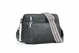 MUIIKOLA umhängetasche damen,umhängetasche mittelgroß tasche umhängetasche,damen leder,Weich Breiter Gurt