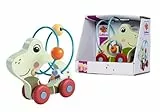 Eichhorn – Schiebefrosch mit Motorikspiel, kleine Babyhände, kinderleichtes Schieben Dank Silikonräder, 11 cm groß, aus 100% FSC zertifiziertem Sperrholz, ab 1 Jahr