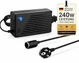 RGBER® | Spannungswandler | 230V auf 12V| 180W 240W| Ventilatorsystem| Zigarettenanzünder für Standheizung, Dieselheizung,Auto Kühlbox, Kompressor.