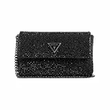 GUESS Zalina Flap Clutch, Schwarz, Einheitsgröße