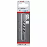 Bosch Professional 2 Stück HSS Spiralbohrer PointTeQ (für Metall, 3 x 33 x 61 mm, Zubehör Bohrschrauber)