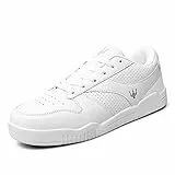 K DUORO Herren Sneaker Mode high Turnschuhe Outdoor Leichtgewichts Männer Fitnessschuhe Walking Schuhe (Weiß-L, Numeric_41)