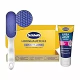 Dr. Scholl's Nano Glas Fussfeile und Hornhautentferner + Dr. Scholl's 25% Urea Akut-Fußcreme für extrem trockene und raue Haut - 60 ml