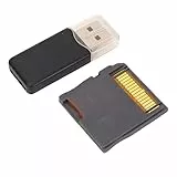 VBESTLIFE Video Game Flash Card für NDS, NDSL, NDSI, NDS3DS, 2DS, 3DS, New 3DS, 4 GB bis 128 GB, mit Kartenleser (Silber)