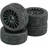 Reely 1:10 Straßenmodell Kompletträder Speed 15-Speichen Schwarz 4 St.