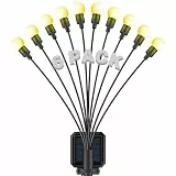 Civikyle 6-Stück Solarlampen für Außen Garten 10-LED Solar Glühwürmchen Leuchten Gartendeko für Draußen Solarleuchten Lichter Wetterfest Warmweiß