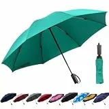 ACEIken Sturmfester Automatik Regenschirm - Kompakter,Faltbarer Taschenschirm für Herren und Damen,8 Rippen,Wasserdicht und Winddicht,Ideal für Reisen und Alltag,106/116 cm Spannweite