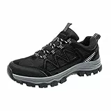 wasserdichte Trekkingschuhe Herren, Wanderschuhe Herren Wasserdicht Sneaker Outdoor Schuhe Breite Füße Bergschuhe Weite H Hiking Shoes Trailrunning Walkingschuhe Trekking Bergschuhe Wanderstiefel 46