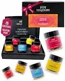 Hallingers Genuss Manufaktur Tee Geschenk-Set - 5 Sorten premium loser Tee Probierset in edler Geschenkbox mit Rezept-Booklet 'ColdBrew Kaltau...', Geschenkidee für Frauen Männer