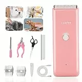 Hundepflege-Set, klein, tragbar, Pink