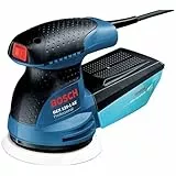 Bosch Professional Exzenterschleifer GEX 125 -1 AE (125 mm Schleifteller, 250 Watt, inkl. Microfilter Box, 1x Schleifpapier)