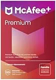 McAfee Premium - Family Jahreslizenz, 1 Lizenz Windows, Mac, Android, iOS Antivirus