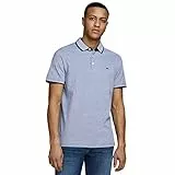 JACK&JONES Essentials Mens Bright Cobalt Polo S/S