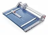 Dahle 550 Papierschneider (bis DIN A4, 20 Blatt Schneidleistung, 2 mm Schnitthöhe) blau