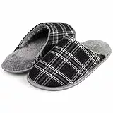 riemot Hausschuhe Herren Damen Warme Plüsch Pantoffeln Winter Memory Foam Rutschfeste Kuschelige Flauschige Slipper für Indoor & Outdoor