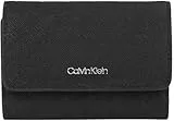 Calvin Klein Damen Geldbörse Must Small Trifold Mono Klein, Schwarz (Black Mono), Einheitsgröße