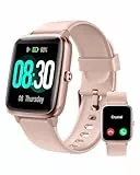 GRV Smartwatch Damen Herren mit Telefonfunktion,1.85' HD Fitnessuhr mit 24/7 SpO2 Herzfrequenz Schlafmonitor Schrittzähler KI-Sprachsteuerung 100+ Sportmodi,IP68 Wasserdicht für iOS Android Handy