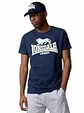 Lonsdale Herren St. Erney T Shirt, Navy, M EU
