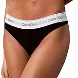Calvin Klein Damen String Thong mit Stretch, Schwarz (Black), S