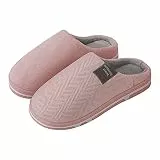 RUIRUILICO Hausschuhe Damen Herren Winter Warme PlüSch Pantoffeln Weiche Bequeme Filzpantoffeln Rutschfeste Hausschlappen Unisex Lndoor Outdoor Slippers