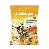 Seeberger Kürbiskerne schalenlos 13er Pack, Knackige, geschälte Kürbiskerne als Topping für Salate oder zum Snacken - naturbelassen, vegan (13 x 200 g)