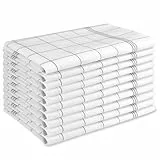 BARBONS 10er Set Geschirrtücher Baumwolle 50x70 cm – Extrem Saugstark Oeko-TEX Zertifiziert Trockentücher für Küche Küchenhandtücher Küchentücher Geschirrhandtücher Waschbar bis 90 C - Schwarz