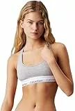 Calvin Klein Damen BH Bralette Unlined Sport, Grau (Grey Heather), XS