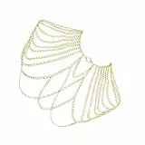 Oxxggkao Herrenmode Körperkette Aus Metall Für Nachtclubs Und Partys Schulter Accessoire Mit Quasten Nachtleben Accessoires Strand Karneval Halskette