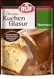 RUF Kuchen-Glasur Haselnuss, 100g im Beutel, mikrowellengeeignet, zum Glasieren von Nuss-Kuchen, Pralinen & Brownies, glutenfrei