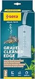 sera Gravel Cleaner Edge | Eckiger Aquarium Bodengrundreiniger | Mulmsauger für Ecken & Ränder | Bodenreiniger mit Bypassöffnung | Aquarium Kiesreiniger | Mulmabsauger | Schlauch- & Filterzubehör