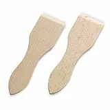 Keck & Lang GmbH 77033 Raclette-Spatel-Set, 8 Stück, 12 x 4 cm, Holz, Arbon