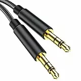 Gulemfy Aux Kabel 3.5mm, Audio Kabel Klinkenkabel [2M] Stereo Audiokabel Klinke auf Klinke, Nylon Geflochtenes Metallstecker Kompatibel mit Auto Smartphone Kopfhörer Tablet Lautsprecher