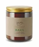 ipuro FUNCTIONALS Basil Duftkerze - Neutralisiert Küchengerüche mit Basilikum Minze & Tomatenblatt Duft - Kerze mit Ätherisches Basilikum Öl für frische Raumluft - Raumduftkerze - Duftkerzen im Glas