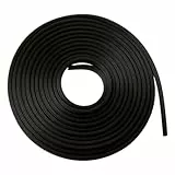 BLWOTMOR Keder für Fliegengitter, Halterung für Maschengewebe, Schwarz, Montagefreundlich, Reparatur für Türen, 4mm