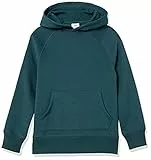 Amazon Essentials Jungen Fleecepullover, Kapuzenpullover und Sweatshirts, Dunkelgrün, 9 Jahre