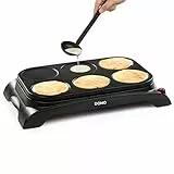 DOMO DO8709P Pfannkuchenplatte Pancake-Maker 'Family crêpes' - 6 P