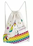 infinite by GEDA LABELS (INFKH) Einhorn Wunderbar 33x42cm, Multicolor