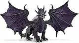 SCHLEICH ELDRADOR Creatures 70152 Schattendrache - Sehr Realistischer Dunkler Schattendrache mit Beweglichen Flügeln - Sehr Robuste Figuren Actionfiguren für Jungen und Mädchen ab 7