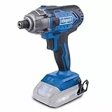 Scheppach Akku Schlagschrauber C-ID180-X Akkuschrauber | Drehmoment 180Nm | Schlagzahl 3600bpm | Drehzahl 0–2800 min-1 | Aufnahme ¼ Zoll | 20V-IXES-Serie | 10 Jahre Garantie | Ohne Akku & Ladegerät