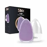 Silk'n Bright - Gesichtsreinigungsbürste aus Silikon, hygienische Tiefenreinigung, sanftes Peeling und Massage, wasserfest, wiederaufladbar - Violett, FB1PE1PU001