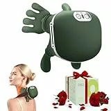 Robofun Nackenmassagegerät, Rückenmassagegerät Massagemeister Mit 3 Massagestufen 2 Temperaturstufen, Massagegerät Mit Wärme Für Rücken Schulter, Für Frauen Männer, Entspannen Sie Ihre Muskeln - Grün