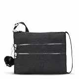 Kipling ALVAR Mittelgroße Umhängetasche, Black Noir (Schwarz)