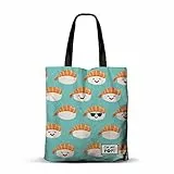Oh My Pop! Nigiri-FAN Shopping Einkaufstasche, Türkis