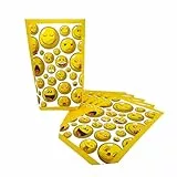 Oblique Unique® 6 Geschenktüten Papier Tüten mit Smileys Geschenktaschen für Kinder Geburtstag Motto Party Feier Mitgebsel