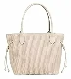 Gabor bags Granada wave Damen Shopper Umhängetasche Reißverschluss Mittelgroß Weiß