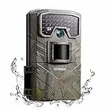 CEYOMUR Wildlife Kamera 20 MP HD Trail Kamera mit 850 nm IR-LEDs Nachtsicht Bewegung aktiviert und IP66 wasserdicht für Wildtierüberwachung