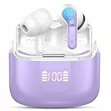 Bluetooth Kopfhörer, 2025 Kopfhörer Kabellos Bluetooth 5.4, 48 Std Hi-Fi Stereo Tiefer Bass Wireless Earbuds, 4 ENC Noise Cancelling Mics, IP-X7 Wasserdicht Headphones Sport, USB-C in Ear Ohrhörer