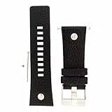 Diesel Armbanduhren für Herren 28mm, Schwarz Leder, original ersatzband für DZ7125
